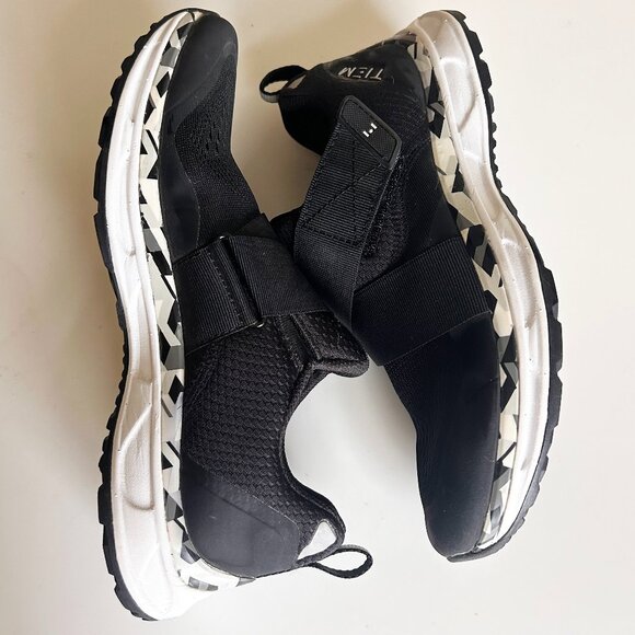 TIEM Slipstream Cycling Shoes with SPD Cleats Black Size 8 - Picture 2 of 6